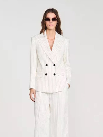 Hudson Striped Tailored Jacket